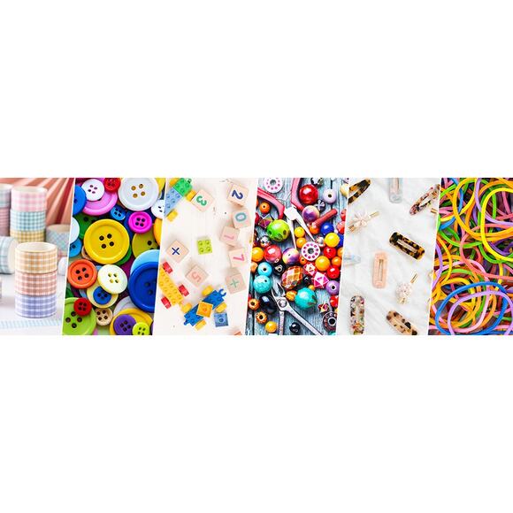 4 Pack 36 Grids Clear Plastic Organizer Box with Adjustable Dividers New - Picture 14 of 14